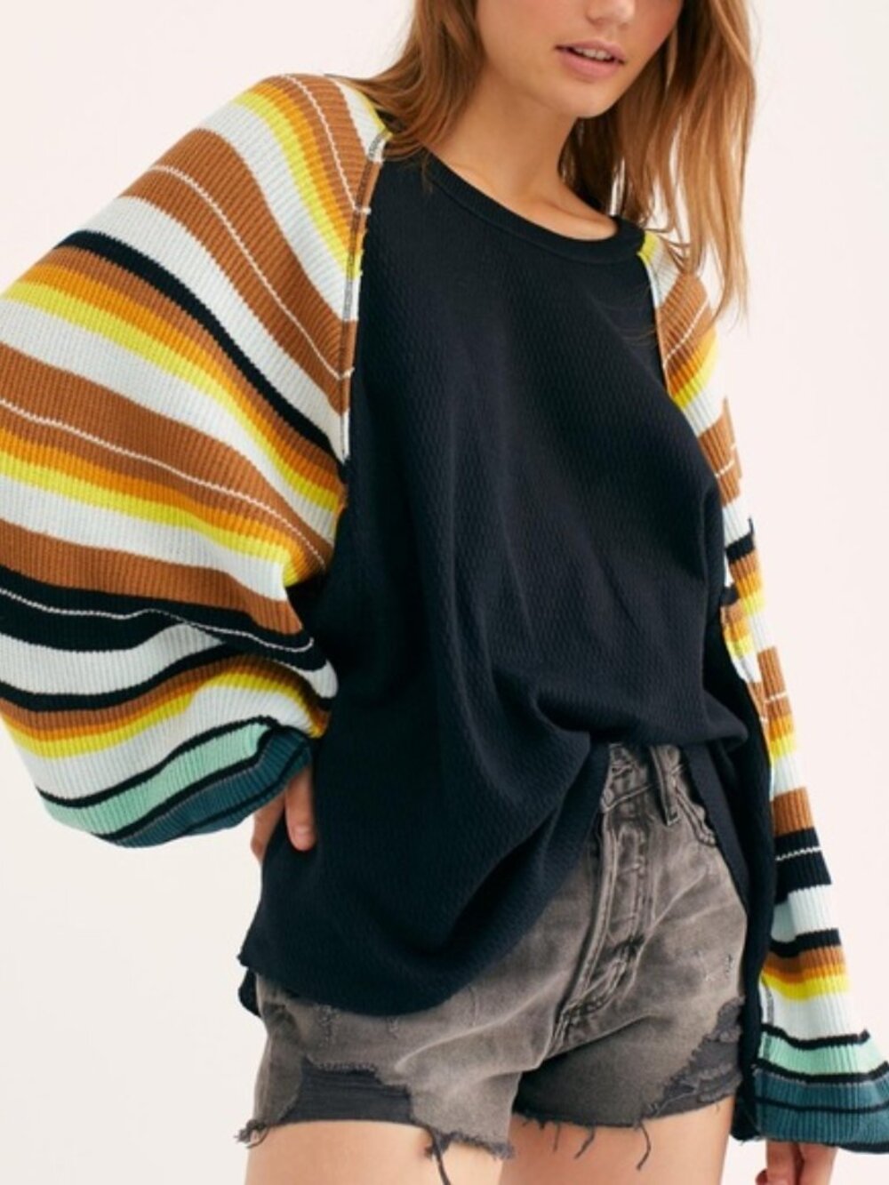 We the Free Rainbow Dreams Knit Top